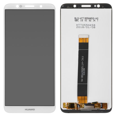 Дисплей для Huawei Honor 7A 5,45", Honor 7s, Y5 2018 , Y5 Prime 2018 , белый, лого Honor, без рамки, Original PRC , DUA L22 