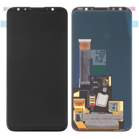 Дисплей для Meizu 16th, черный, без рамки, Original PRC , M882H N882Q