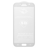 Защитное стекло All Spares для Samsung A720F Galaxy A7 (2017), 5D Full Glue, белый