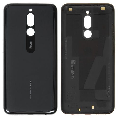 Задняя панель корпуса для Xiaomi Redmi 8, черная, с боковыми кнопками, M1908C3IC, MZB8255IN, M1908C3IG, M1908C3IH