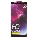 Захисне скло для Samsung A750F Galaxy A7 (2018), сумісне з чохлом, Full Glue, (без упаковки), чорний