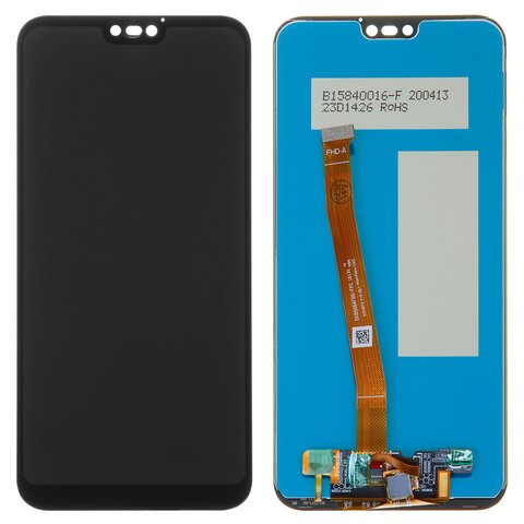 Дисплей для Huawei P20 Lite, чорний, без логотипа, без рамки, Оригінал переклеєне скло , ANE L21 ANE LX1