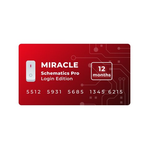 Miracle Schematics Pro Login Edition 12 місяців 