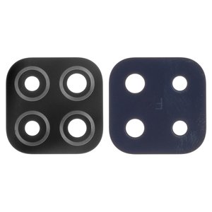 Скло камери для Xiaomi Redmi 9C, чорне, M2006C3MG, M2006C3MT