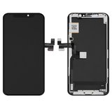 Дисплей для iPhone 11 Pro, черный, с рамкой, High Copy, (OLED), GW OEM soft