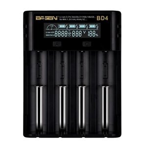 Зарядное устройство Basen BD4, для Li ion, Ni Cd, Ni MH аккумуляторов, с дисплеем, вход 5V 2A