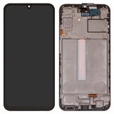 Дисплей для Samsung A256 Galaxy A25, чорний, з рамкою, Original (PRC)