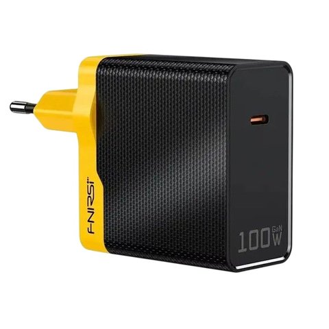 Блок живлення 100W MAX EU PD GaN, USB C для паяльників FNIRSI