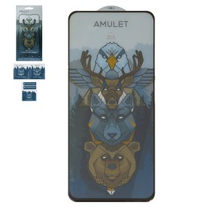 Защитное стекло iNobi Amulet для Motorola Moto G52, Moto G72 XT2255, Moto G82 XT2225, Full Glue, Anti Static, черный