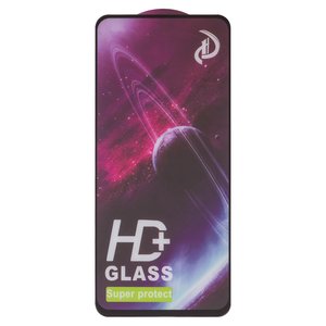 Защитное стекло для Realme C75 4G RMX3941, совместимо с чехлом, Full Glue, без упаковки , черный
