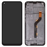 Дисплей для Tecno Spark 5 (KD7S); Infinix Hot 9 (X655), черный, с рамкой, High Copy