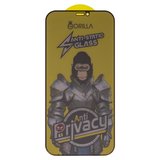 Захисне скло Gorilla для Apple iPhone 12, iPhone 12 Pro, сумісне з чохлом, Full Glue, Anti-Static, Anti-Peeping, чорний