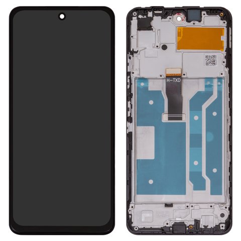 Дисплей для Huawei Honor 10X Lite, P Smart 2021 , черный, с рамкой, High Copy, PPA LX2