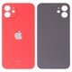 Задня панель корпуса для iPhone 12, червона, не потрібно знімати скло камери, Original (PRC), big hole