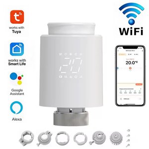 Розумна термостатична головка Tuya TRV, з WiFi, біла