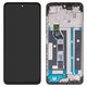 Дисплей для Motorola Moto E15, Moto G05, Moto G15, черный, с рамкой, (Box), TXDI670EDCPX-22