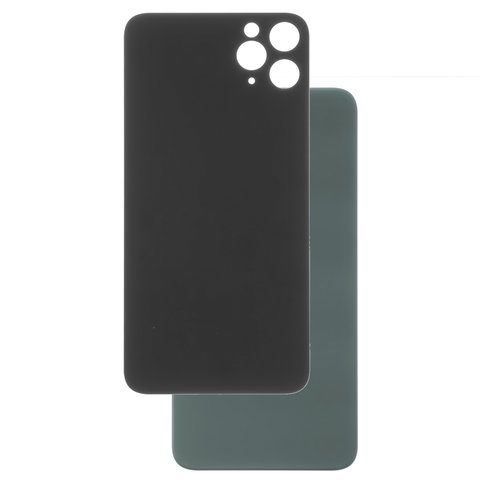 Housing Back Cover compatible with iPhone 11 Pro Max, gray, need to remove the camera glass, small hole, matte space gray 