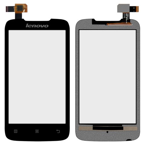 Touchscreen compatible with Lenovo A369i, black 