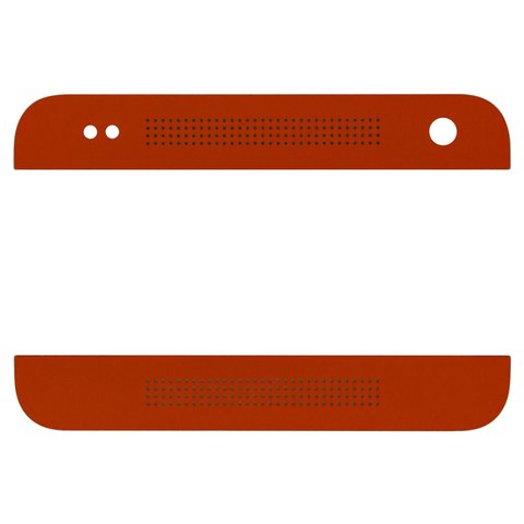 Top + Bottom Housing Panel compatible with HTC One mini 601n, red 