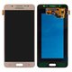 LCD compatible with Samsung J510 Galaxy J5 (2016), (golden, without frame, Original, service pack) #GH97-18792A/GH97-19466A