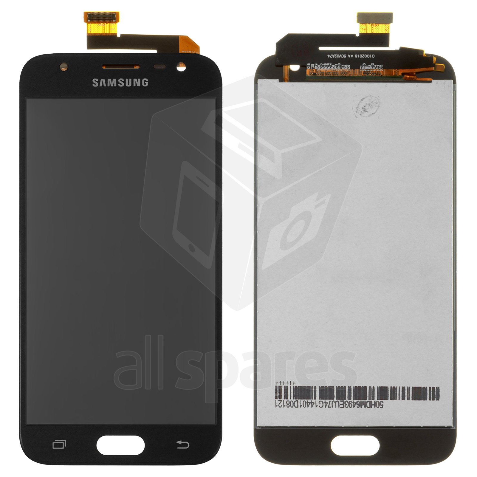 Lcd Compatible With Samsung J330 Galaxy J3 17 Black With Touchscreen Without Adjustment Of Light Tft Copy All Spares