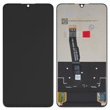 LCD compatible with Huawei Nova 4e, P30 Lite, P30 Lite (2020) New Edition, (black, without frame, Original (PRC))