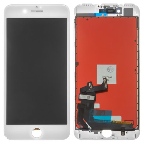 Pantalla LCD puede usarse con Apple iPhone 7 Plus, blanco, con marco, AAA,  NCC ESR ColorX - All Spares