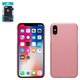 Case Nillkin Super Frosted Shield compatible with iPhone X, iPhone XS, (pink, without logo hole, matt, plastic) #6902048146297
