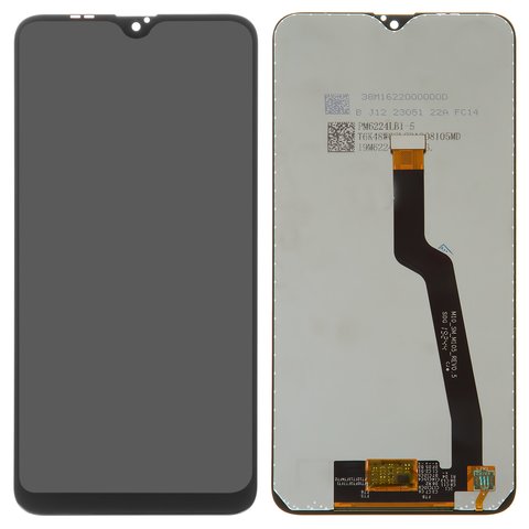 LCD compatible with Samsung A105 Galaxy A10, black, without frame, Original PRC  