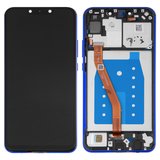 Pantalla LCD puede usarse con Huawei Nova 3i, P Smart Plus, morado, con marco, Original (PRC)