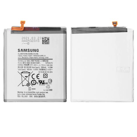 Batería EB BA515ABY puede usarse con Samsung A515 Galaxy A51, Li ion, 3.85 V, 4000 mAh, Original PRC 