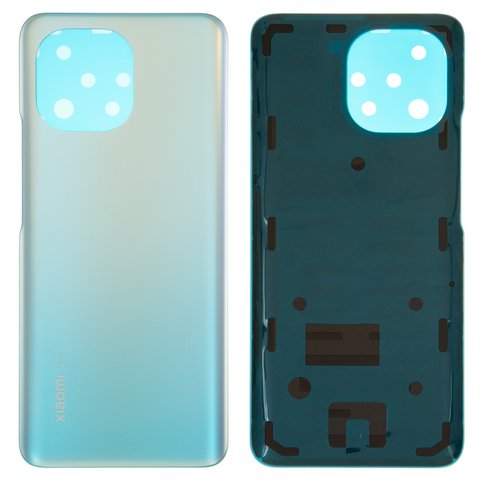 Housing Back Cover compatible with Xiaomi Mi 11, blue, Original PRC , M2011K2C, M2011K2G, horizon blue 