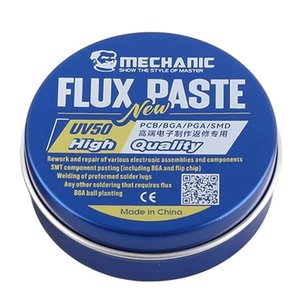 Fundente en pasta Mechanic UV50, libre de halógeno, 40 g