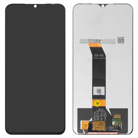 LCD compatible with Xiaomi Poco M4 5G, Poco M5 4G, Redmi 10 5G, Redmi Note 11E, black, without frame, Original PRC  
