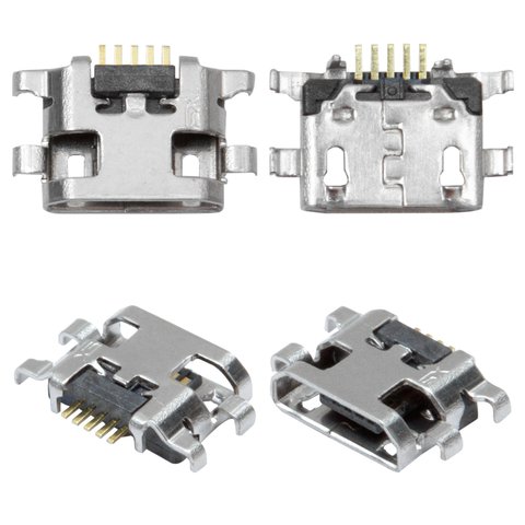 Charge Connector compatible with Samsung A107 Galaxy A10s, A107F DS Galaxy A10s, 5 pin, micro USB type B 