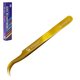 Mounting Tweezers Mechanic AA-KING15, (curved, 117 mm, golden)