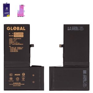 Battery Mechanic compatible with Apple iPhone XS Max, Li Polymer, 3.82 V, 3500 mAh, High Capacity, original IC 