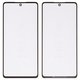 Housing Glass G+OCA PRO compatible with Samsung A725 Galaxy A72, A726 Galaxy A72 5G, (with OCA film, black)