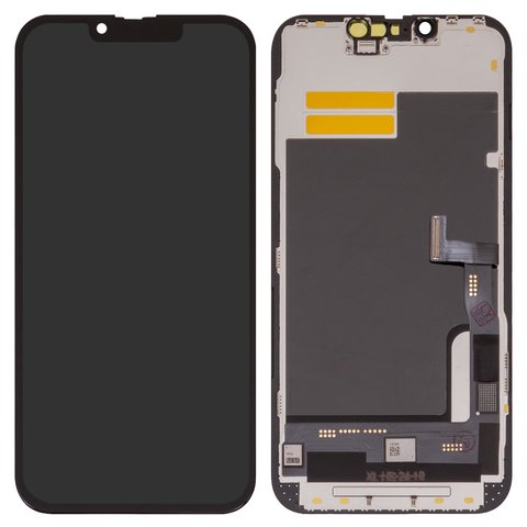 Дисплей для iPhone 13 Pro, черный, с рамкой, HC, без микросхемы, OLED , YK OEM hard