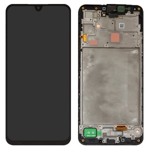 Pantalla LCD puede usarse con Samsung A165 Galaxy A16, negro, con marco, original vidrio reemplazado 
