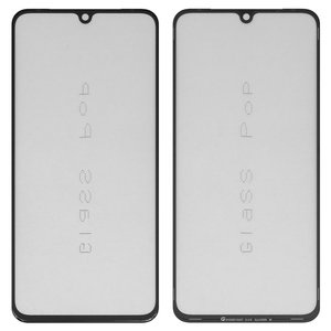 Housing Glass G+OCA PRO compatible with Vivo V21, V21 5G, with OCA film, black 