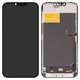 Pantalla LCD puede usarse con iPhone 13 Pro Max, negro, con marco, HC, sin error, (OLED), DD-OLED OEM soft, 120Hz, diagnosable