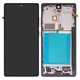 LCD compatible with Samsung S938 Galaxy S25 Ultra, (black, with frame, Original (PRC))