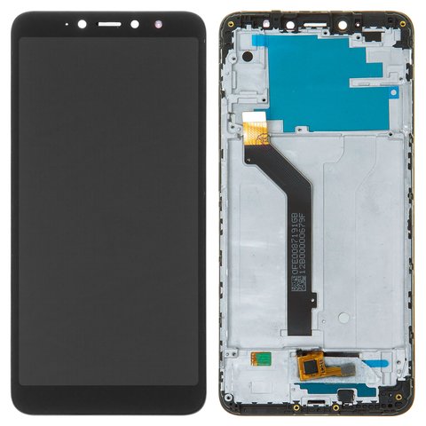 LCD compatible with Xiaomi Redmi S2, black, with frame, High Copy, M1803E6G, M1803E6H, M1803E6I 