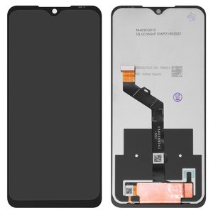 Дисплей для Nokia 6.2, 7.2, черный, без рамки, Оригинал переклеено стекло 