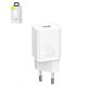 Mains Charger Baseus Super Si, (30 W, Quick Charge, white, 1 output) #CCSUP-J02