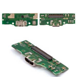 Flat Cable compatible with Samsung T295 Galaxy Tab A 8.0 2019, charge connector, with components, charging board 