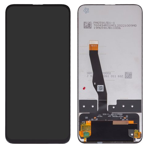 LCD compatible with Huawei Y9 Prime 2019 , black, without frame, High Copy 