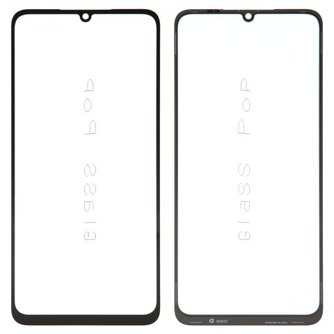 Housing Glass G+OCA PRO compatible with Samsung A055 Galaxy A05, with OCA film, black 