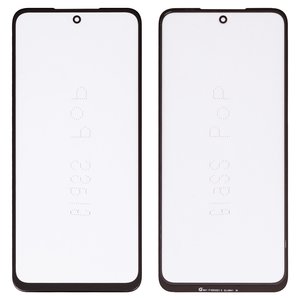 Housing Glass G+OCA PRO compatible with Xiaomi Poco M3 Pro, Poco M3 Pro 5G, Redmi Note 10 5G, Redmi Note 10T 5G, with OCA film, black 